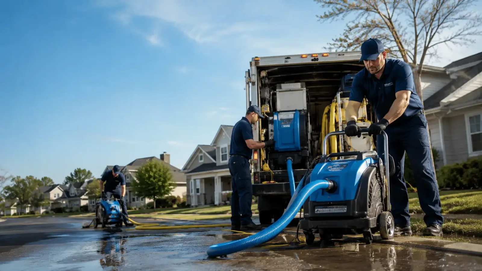 Flood Damage Cleanup in Falling Waters, WV